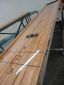 Unfinished Olhausen Games Shuffleboard Table Playing Surface