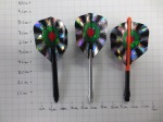 Nylon dart shaft, alloy dart shaft and Slik Stik dart shaft by Unicorn Darts - Size Medium 